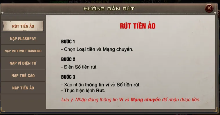 Hướng Dẫn Rút Tiền B52CLUB Nhanh Chóng An Toàn Cho Mọi Game Thủ